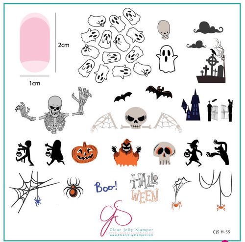CJS-H-55 Hallo-Ween - Ongles Elaine Lemay
