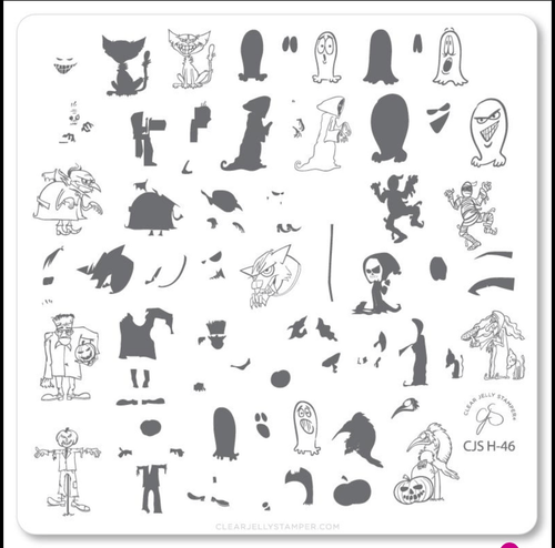 CJS-H-46 Spooky Tunes - Ongles Elaine Lemay