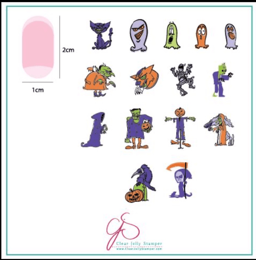 CJS-H-46 Spooky Tunes - Ongles Elaine Lemay