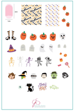 CJS-H-23 Dancing Skeletons - Ongles Elaine Lemay