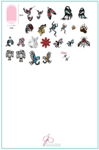 CJS-LC-39 Tribal Spirits by Minnie - Ongles Elaine Lemay