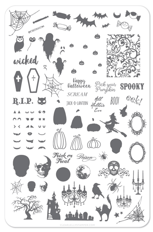 CJS-H-20 Halloween Haunted Mansion - Ongles Elaine Lemay