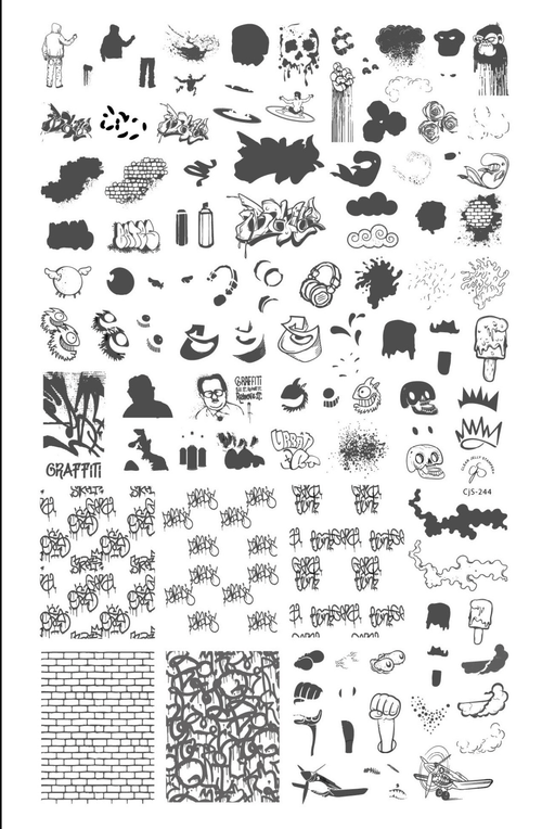 CJS-244 Graffiti - Ongles Elaine Lemay
