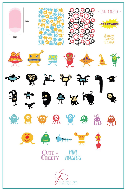 CJS-H-27 Monster Mash - Ongles Elaine Lemay