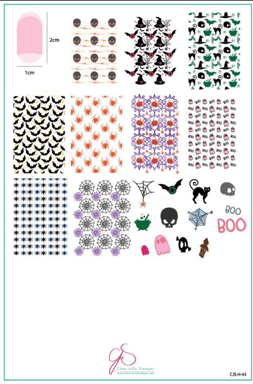 CJS-H-43 Wallpaper Boo - Ongles Elaine Lemay