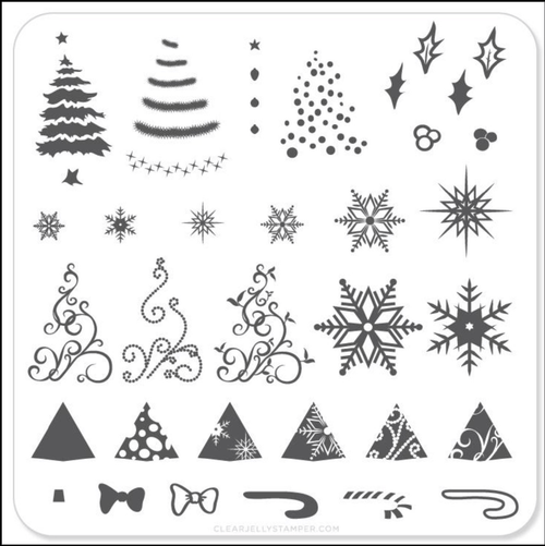 CJS-C-01 Christmas Tree - Ongles Elaine Lemay