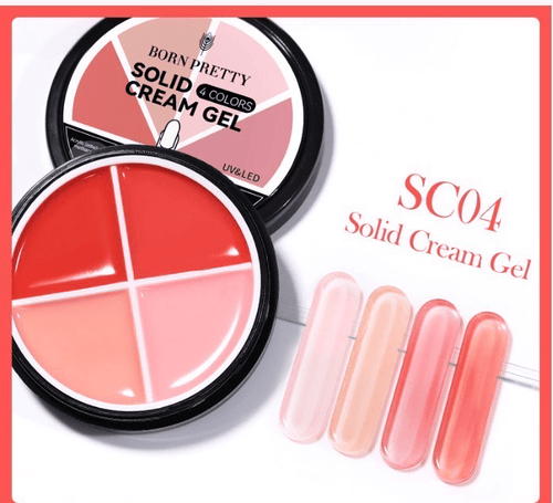 Solid cream gel 4 couleurs #4 - Ongles Elaine Lemay