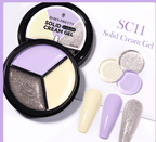 Solid cream gel 3 couleurs #11 - Ongles Elaine Lemay