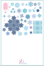 CJS-143 Frozen flakes - Ongles Elaine Lemay