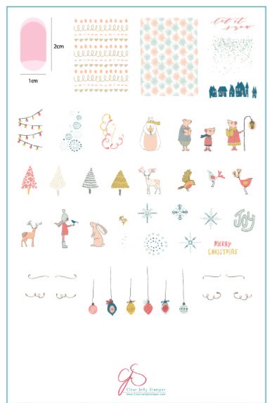 CJS-C-31 Happy Little Holiday - Ongles Elaine Lemay