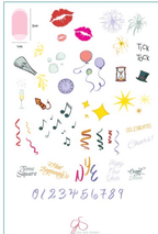 CJS-H-03 Happy new year - Ongles Elaine Lemay