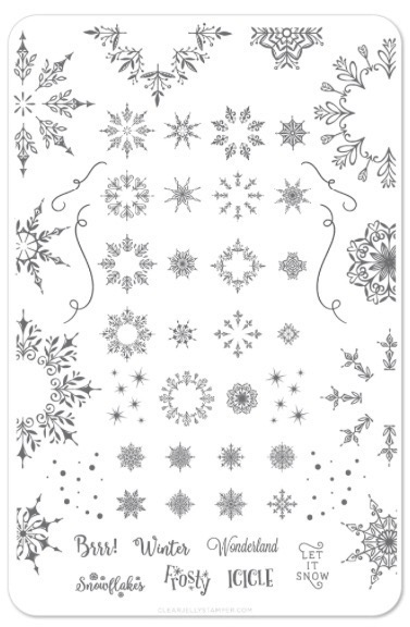 CJS-C-18 Let it snow - Ongles Elaine Lemay