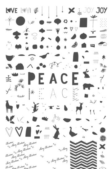 CJS-C-66 Love peace joy - Ongles Elaine Lemay