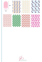 CJS-C-42 Pretty paper jolly - Ongles Elaine Lemay