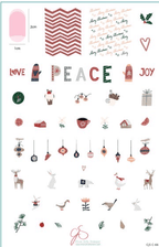 CJS-C-66 Love peace joy - Ongles Elaine Lemay
