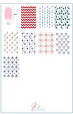 CJS-C-41 Pretty paper Deck the Hall’s - Ongles Elaine Lemay