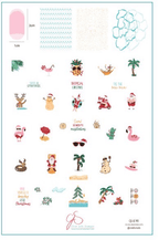 CJS-LC-90 Sand between my mistletoes - Ongles Elaine Lemay