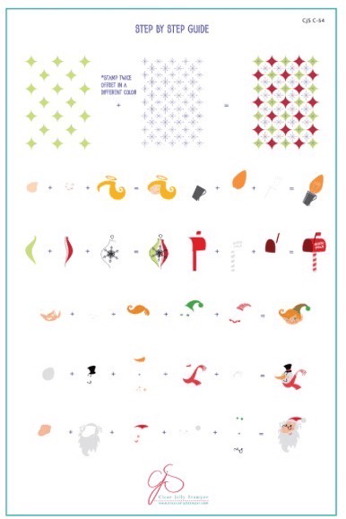 CJS-C-54 Whimsical Christmas - Ongles Elaine Lemay