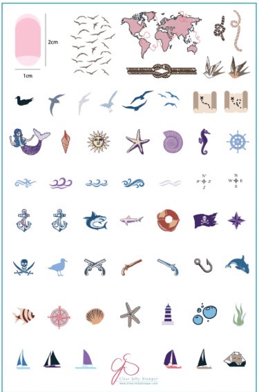 CJS-LC-11 Treasures of the Sea - Ongles Elaine Lemay