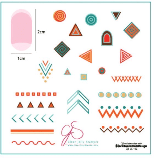 CJS-LC-02 Tribal by BlackQueenNailDesign - Ongles Elaine Lemay