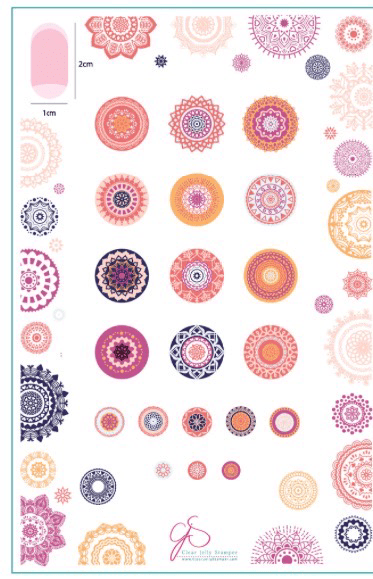 CJS-LC-18 Myriad Of Mandalas - Ongles Elaine Lemay