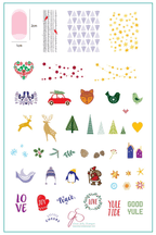 CJS-C-13 Yule Tide Christmas - Ongles Elaine Lemay