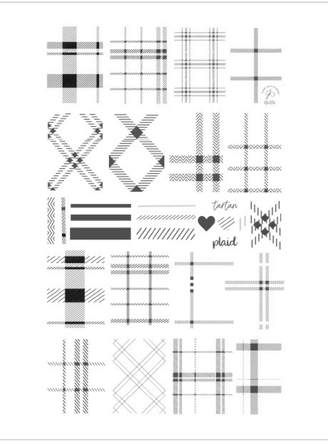 CJS-276 Build your own plaid - Ongles Elaine Lemay