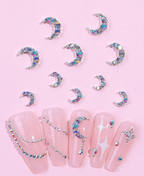 Lunes en diamant - Ongles Elaine Lemay