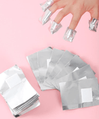 Aluminium  pour fonte de vernis gel pqt de 100 - Ongles Elaine Lemay