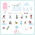 CJS-179 Sporty Winter - Ongles Elaine Lemay