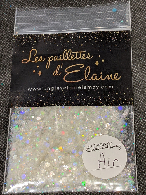 Collection L'holographique - Ongles Elaine Lemay