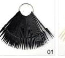 Bâton demo stiletto paquet de 50 noire - Ongles Elaine Lemay