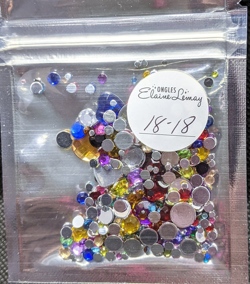 Bijoux mix 18-18 - Ongles Elaine Lemay