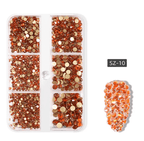 BoĂźtier bijoux 6 grandeurs Gold Amber - Ongles Elaine Lemay