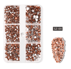 Boîtier bijoux 6 grandeurs Rose Gold - Ongles Elaine Lemay