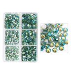 Boîtier bijoux 6 grandeurs Vert AB - Ongles Elaine Lemay