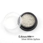 Caviar 0,4mm Argent - Ongles Elaine Lemay