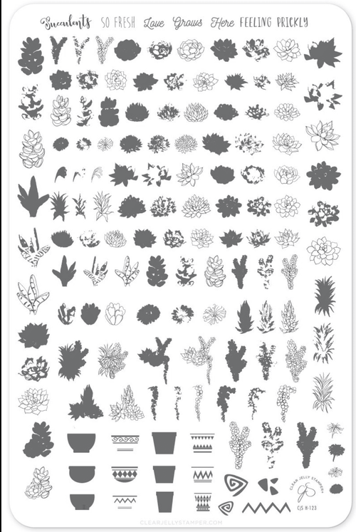 CJS-123 Oh So Succulent - Ongles Elaine Lemay