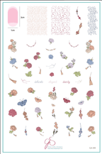 CJS-240 Floral Tassel - Ongles Elaine Lemay