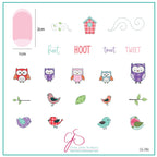 CJS-286 Patterned Spring 2 - Ongles Elaine Lemay