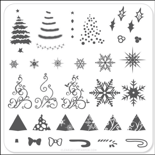 CJS-C-01 Christmas Tree - Ongles Elaine Lemay
