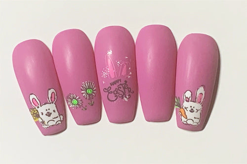 CJS-H-63 Hoppy Easter - Ongles Elaine Lemay