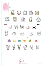 CJS-H-65 Hipsters Bunny - Ongles Elaine Lemay