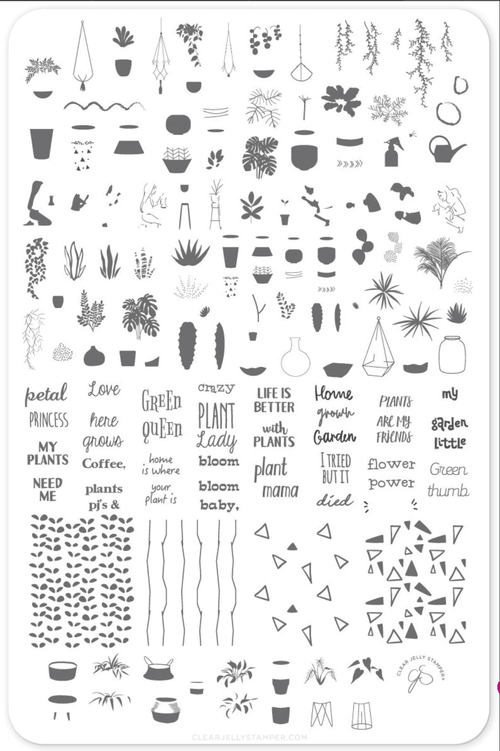 CJS-LC-07 Crazy Plant Lady - Ongles Elaine Lemay