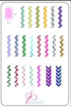 CJS-LC-36 Chantel’s Chevrons - Ongles Elaine Lemay