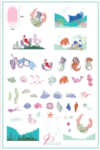 CJS-LC-48 Suzieâs Mermaid & Things - Ongles Elaine Lemay