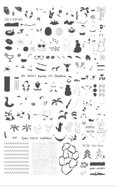 CJS-LC-90 Sand between my mistletoes - Ongles Elaine Lemay