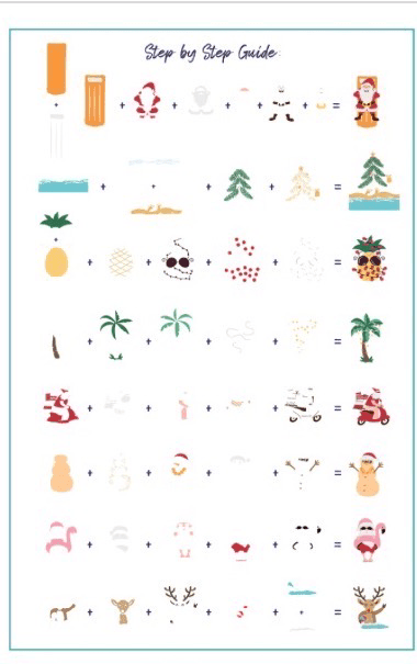 CJS-LC-90 Sand between my mistletoes - Ongles Elaine Lemay