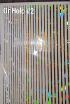 Collant Ligne 02 or holo - Ongles Elaine Lemay