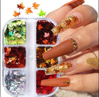 feuilles d'automne - Ongles Elaine Lemay
